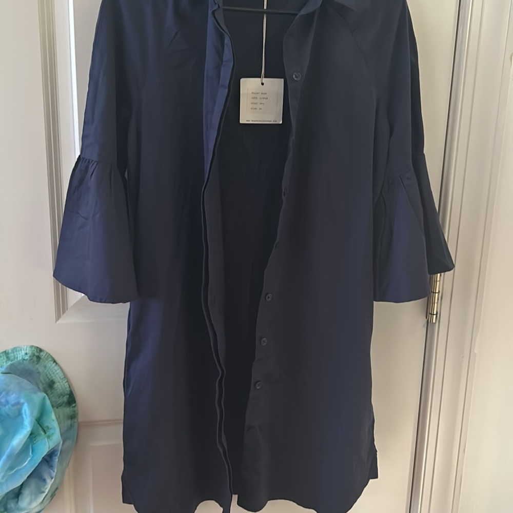 BEACHLUNCHLOUNGE Collection Kiya Button down Shirt Dress XS NWT - Picture 5 of 8